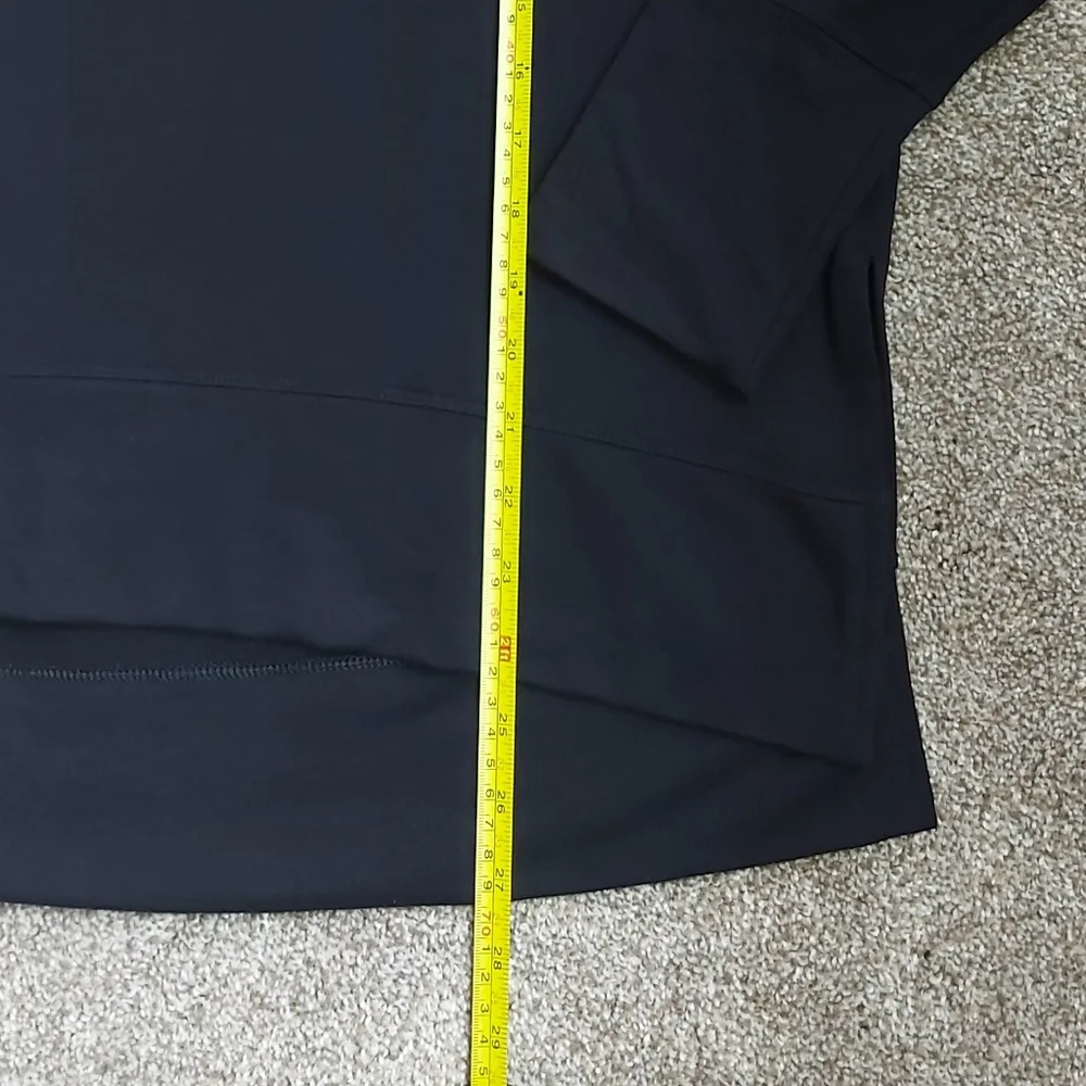 Joe Fresh Black Long Sleeve Top Relaxed Fit - Picture 4 of 5
